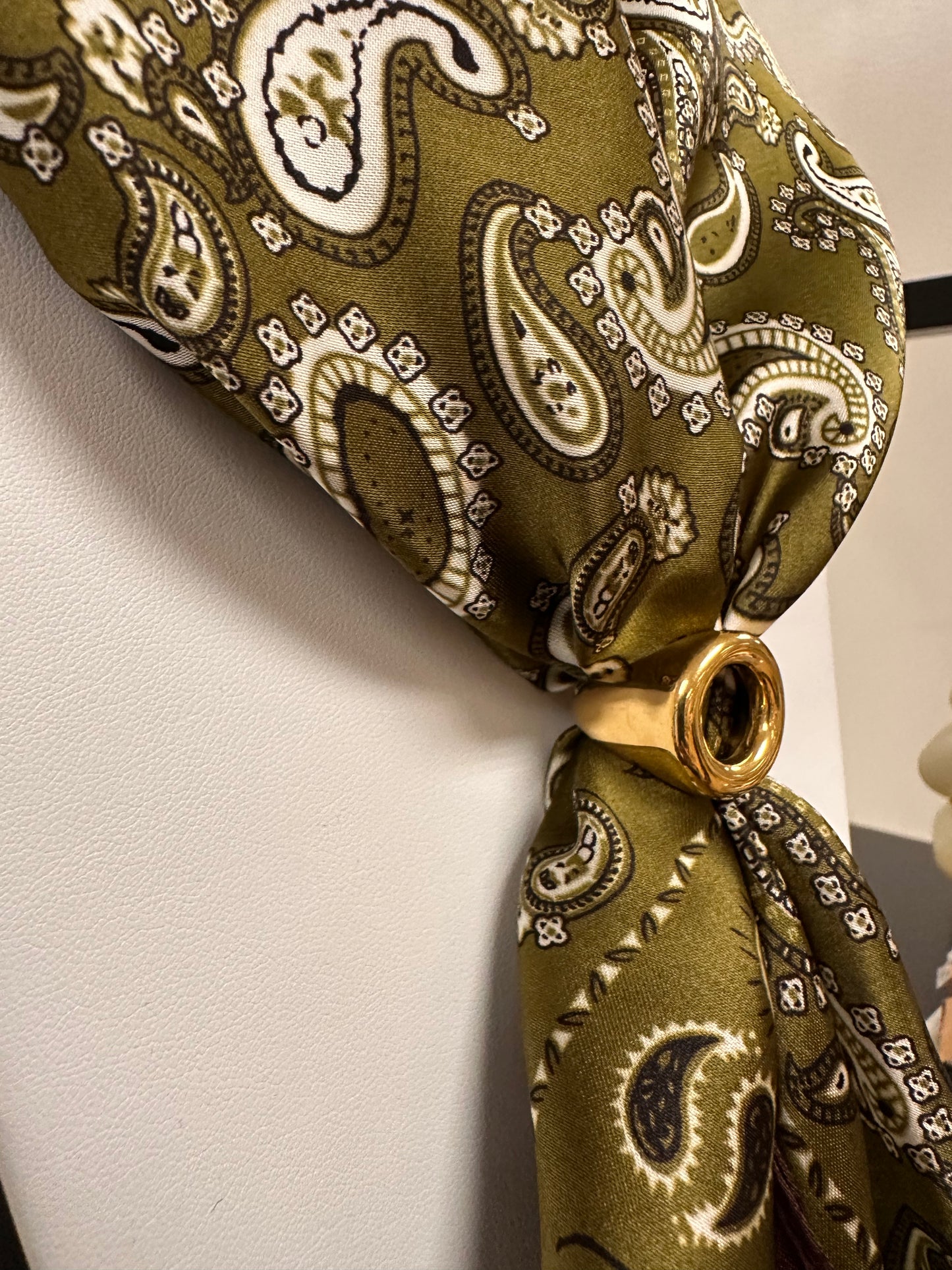 KE Scarf Bolo Ring