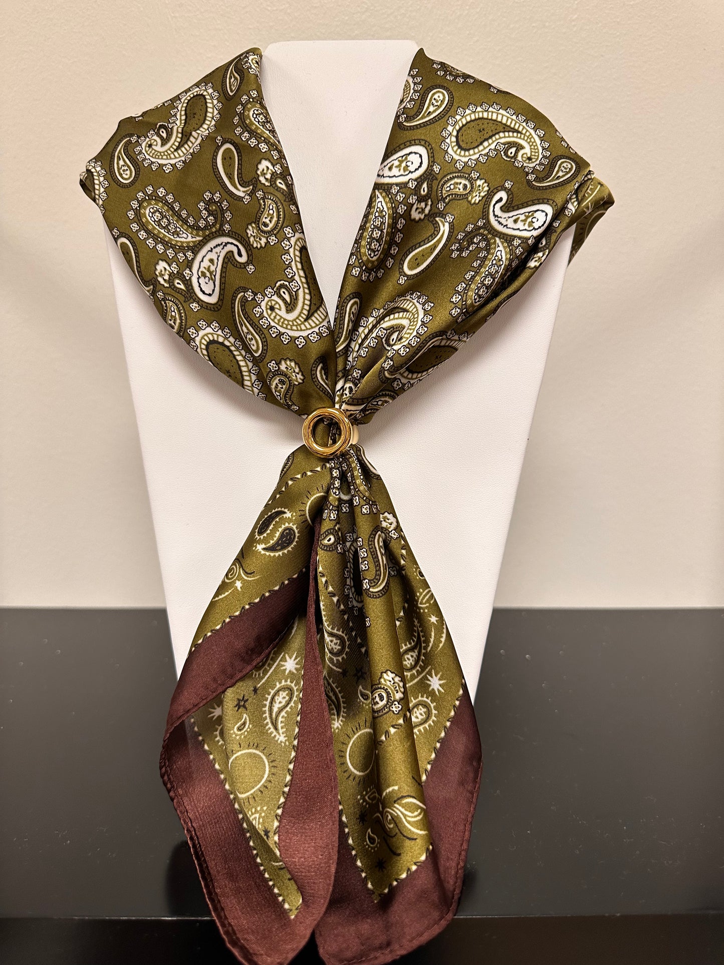 KE Scarf Bolo Ring