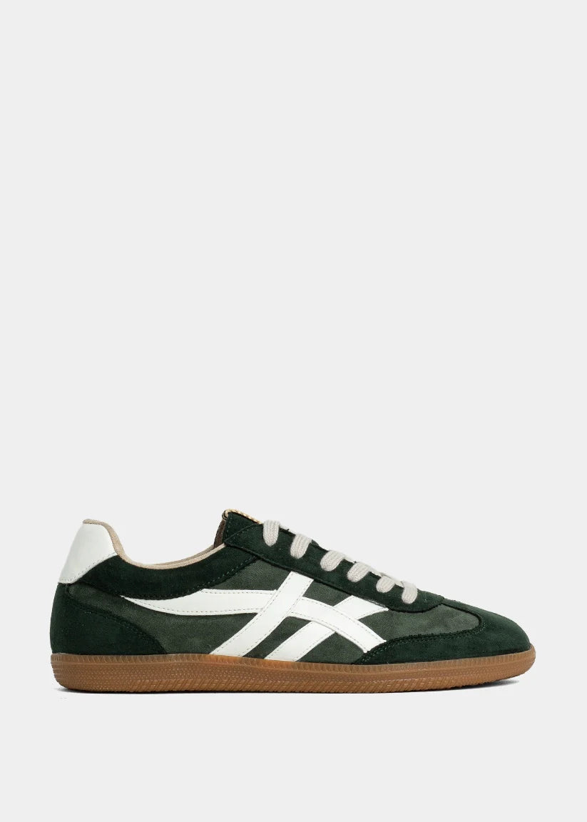 Sasha Green Suede Sneaker