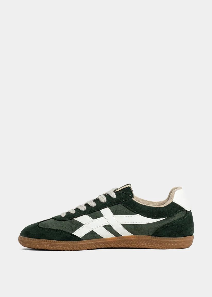 Sasha Green Suede Sneaker