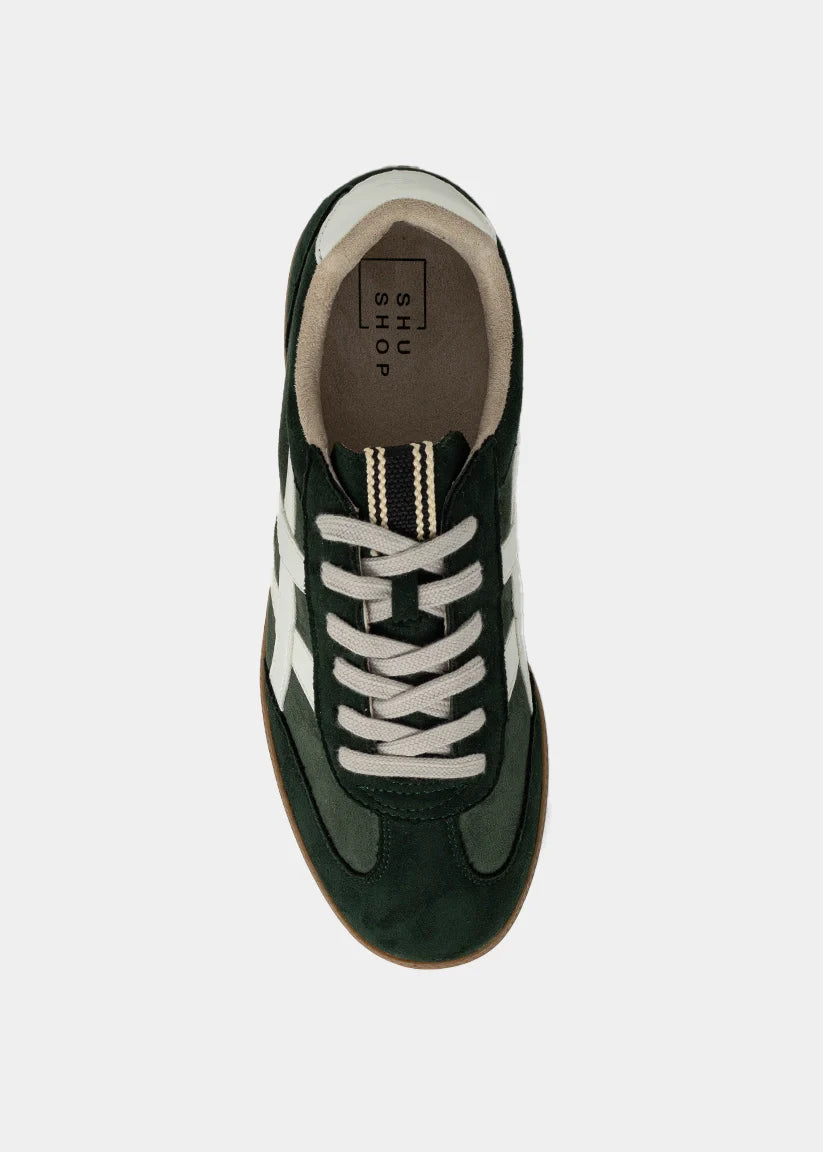 Sasha Green Suede Sneaker