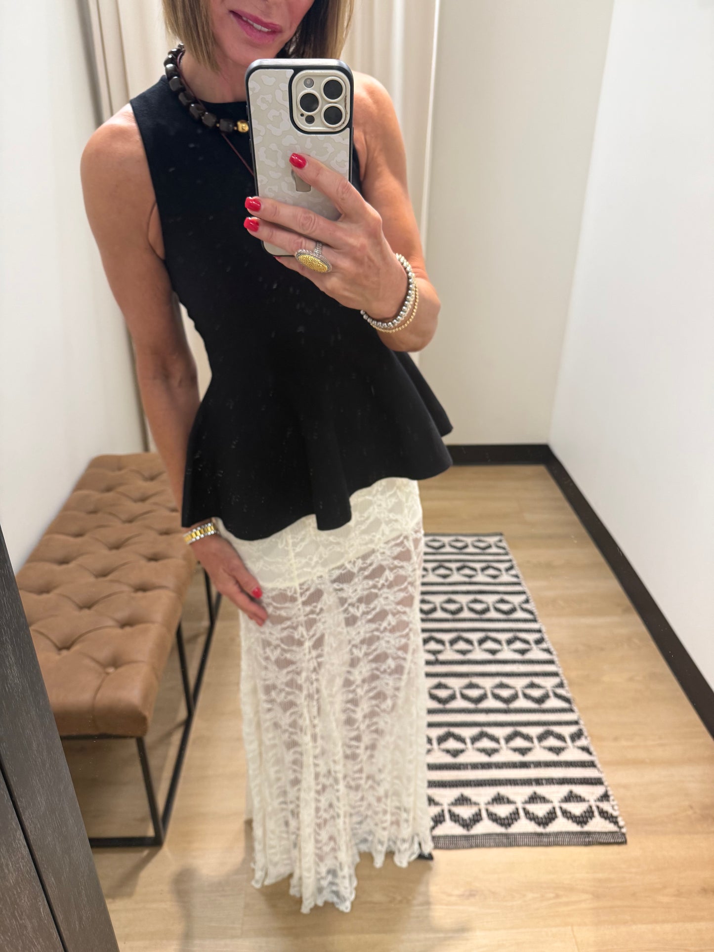 Emery Peplum Top