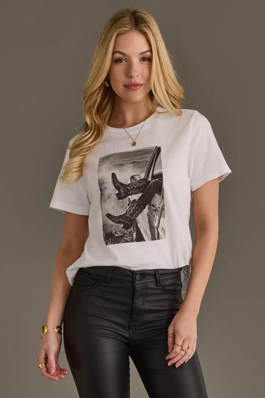 Boots Out The Window Tee