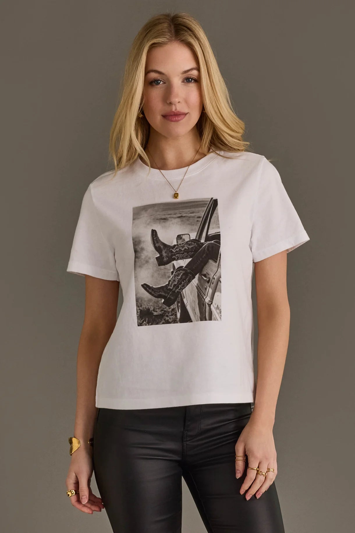 Boots Out The Window Tee