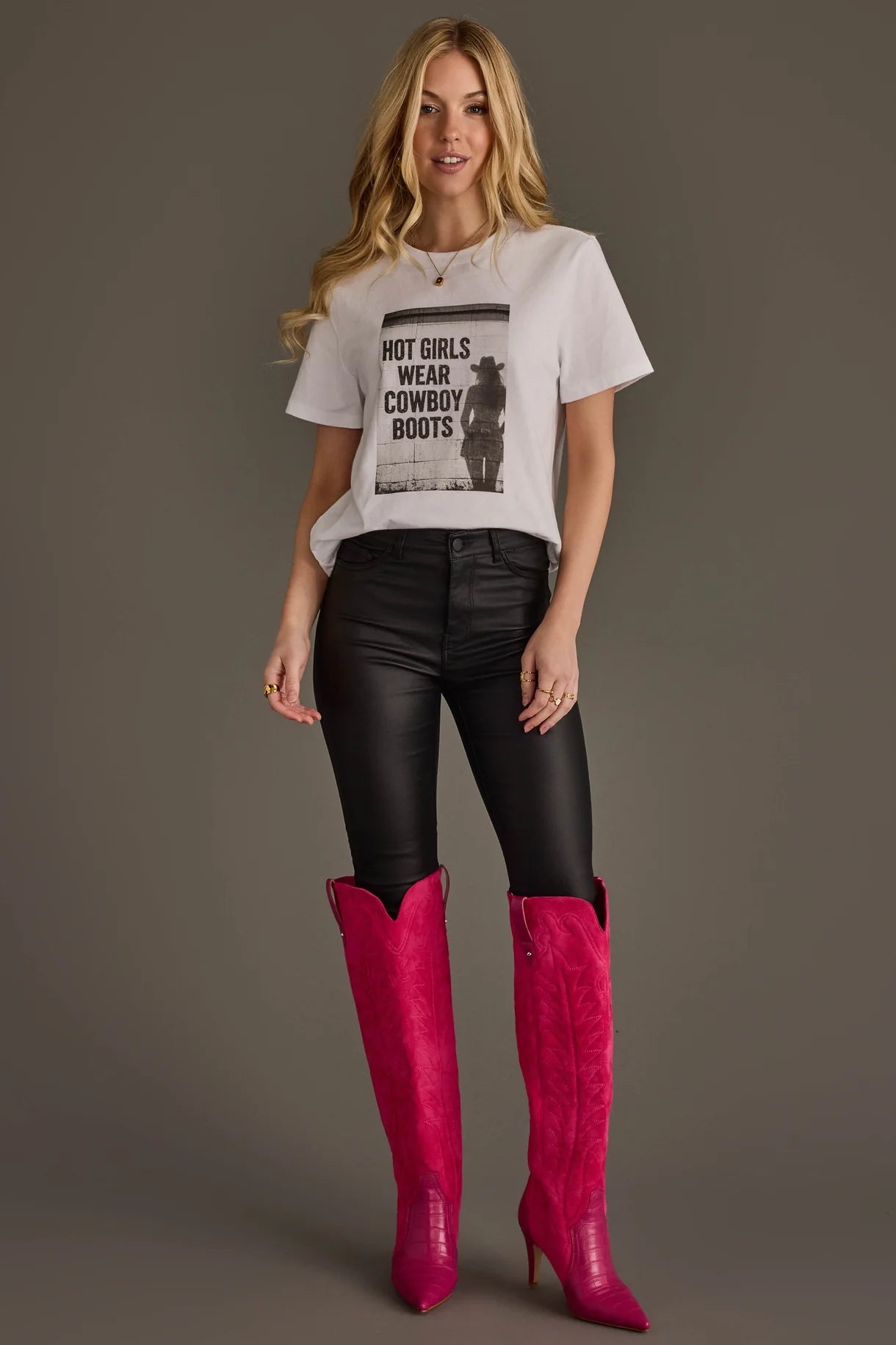 Hot Girls Wear Cowboy Boots Tee