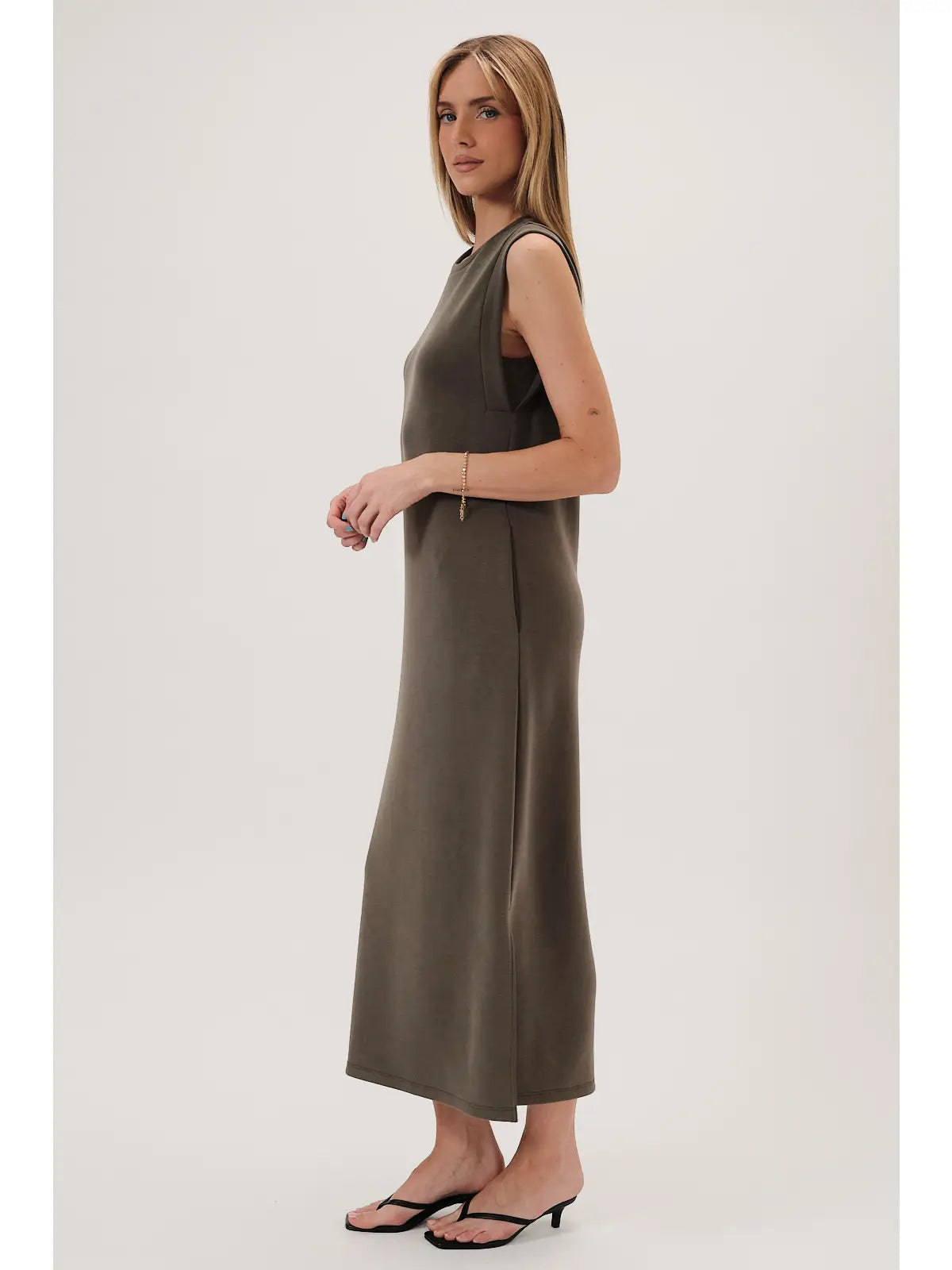 Trinity Olive Maxi Dress
