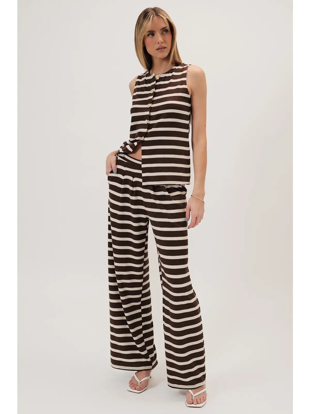 Rachel Pleated Pants