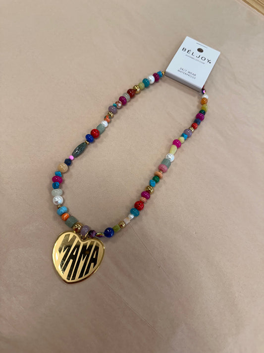 Mama Beaded Necklace