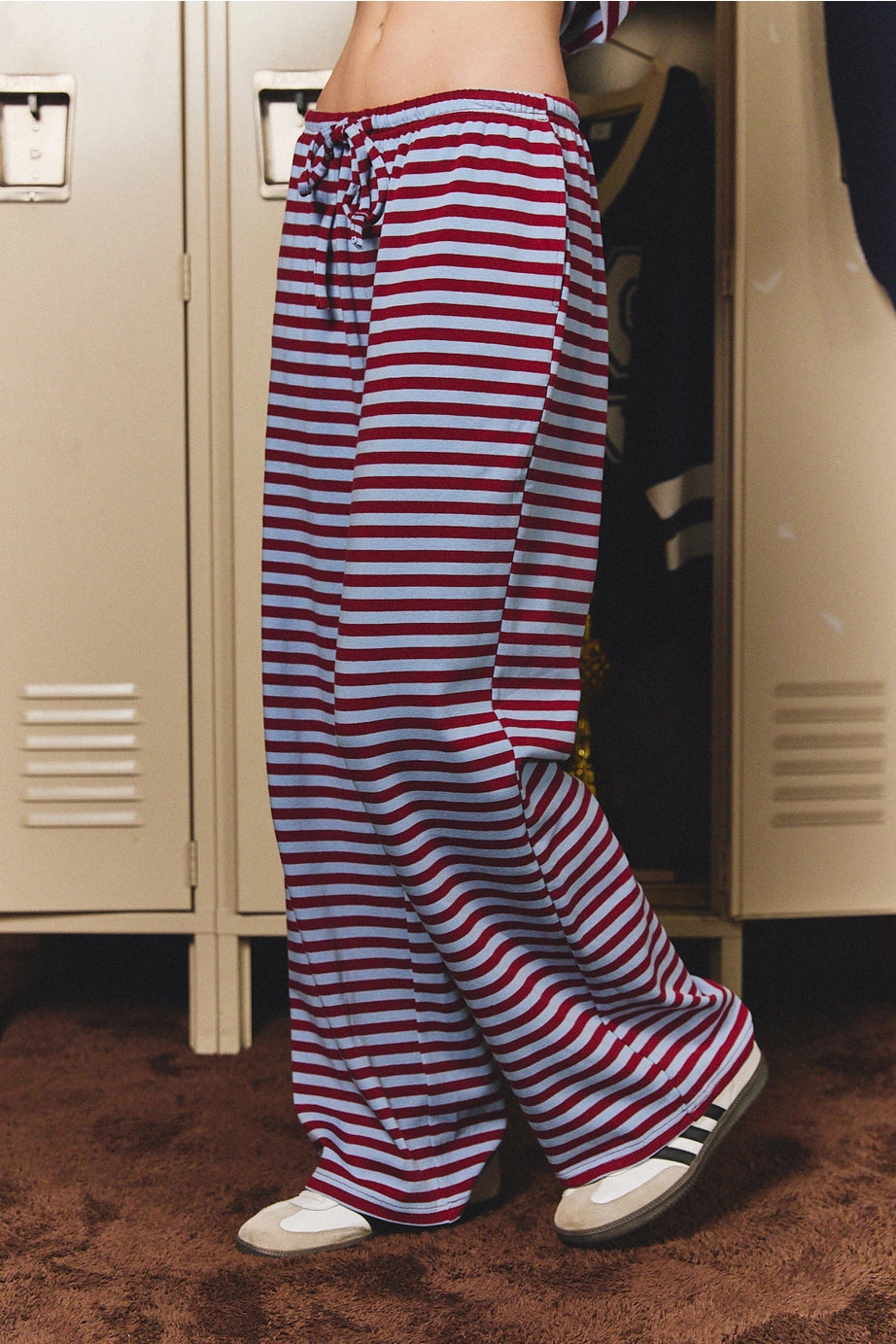 Jeni Wide Leg Stripe Pant
