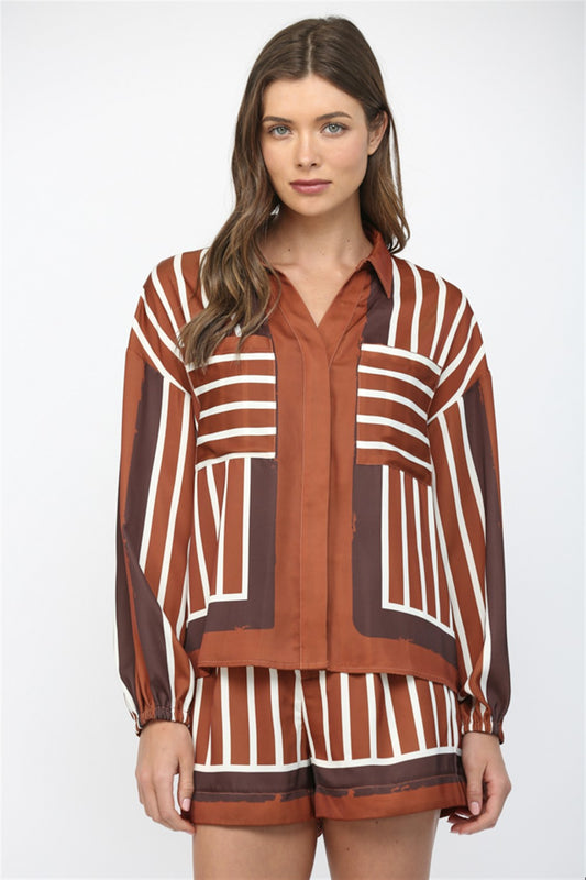 Jules Button Down Blouse