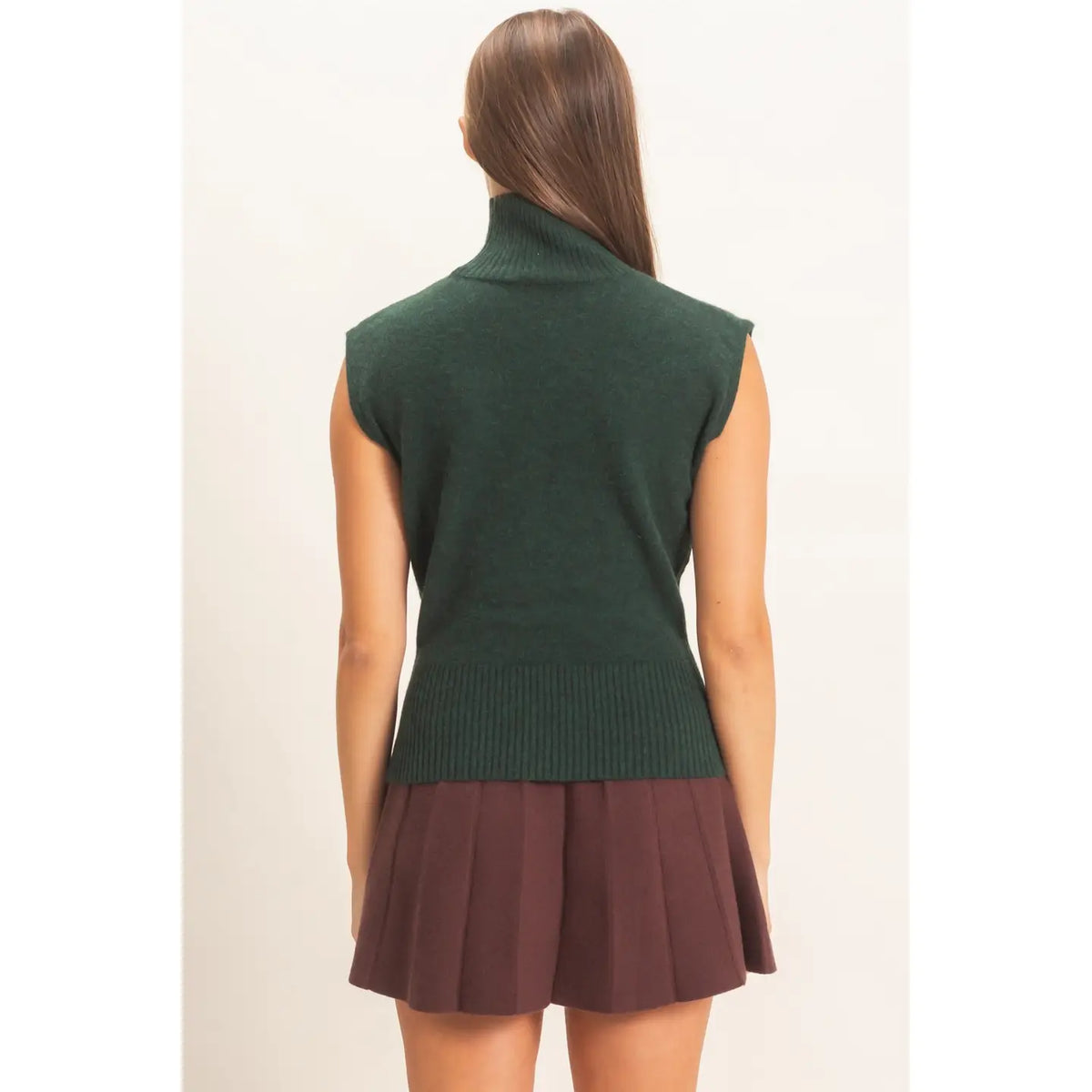 Celia Sleeveless High Neck Top