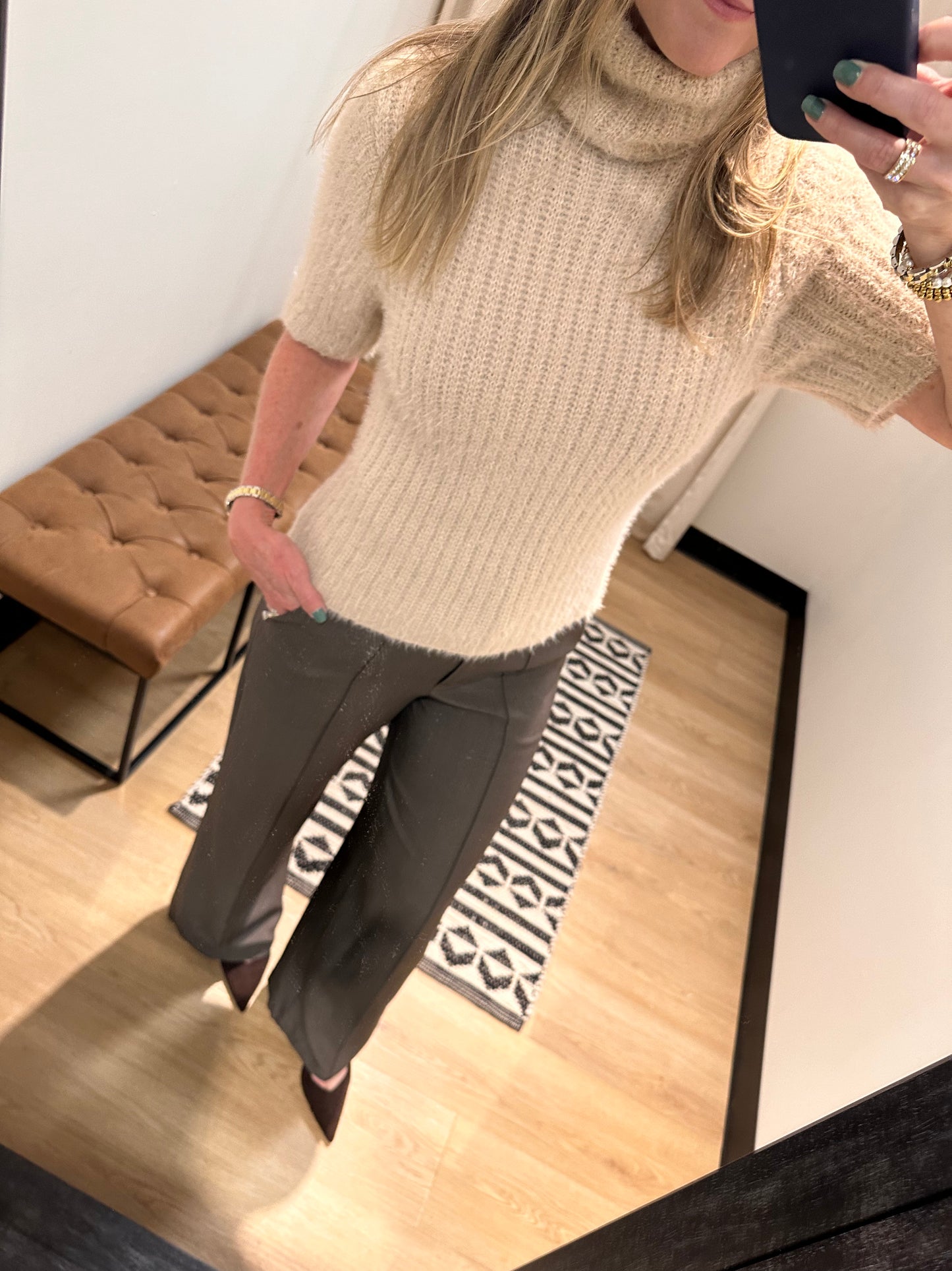 Lilly S/S Turtleneck