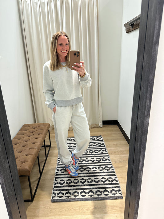 Helen Sweatpant Heather Grey