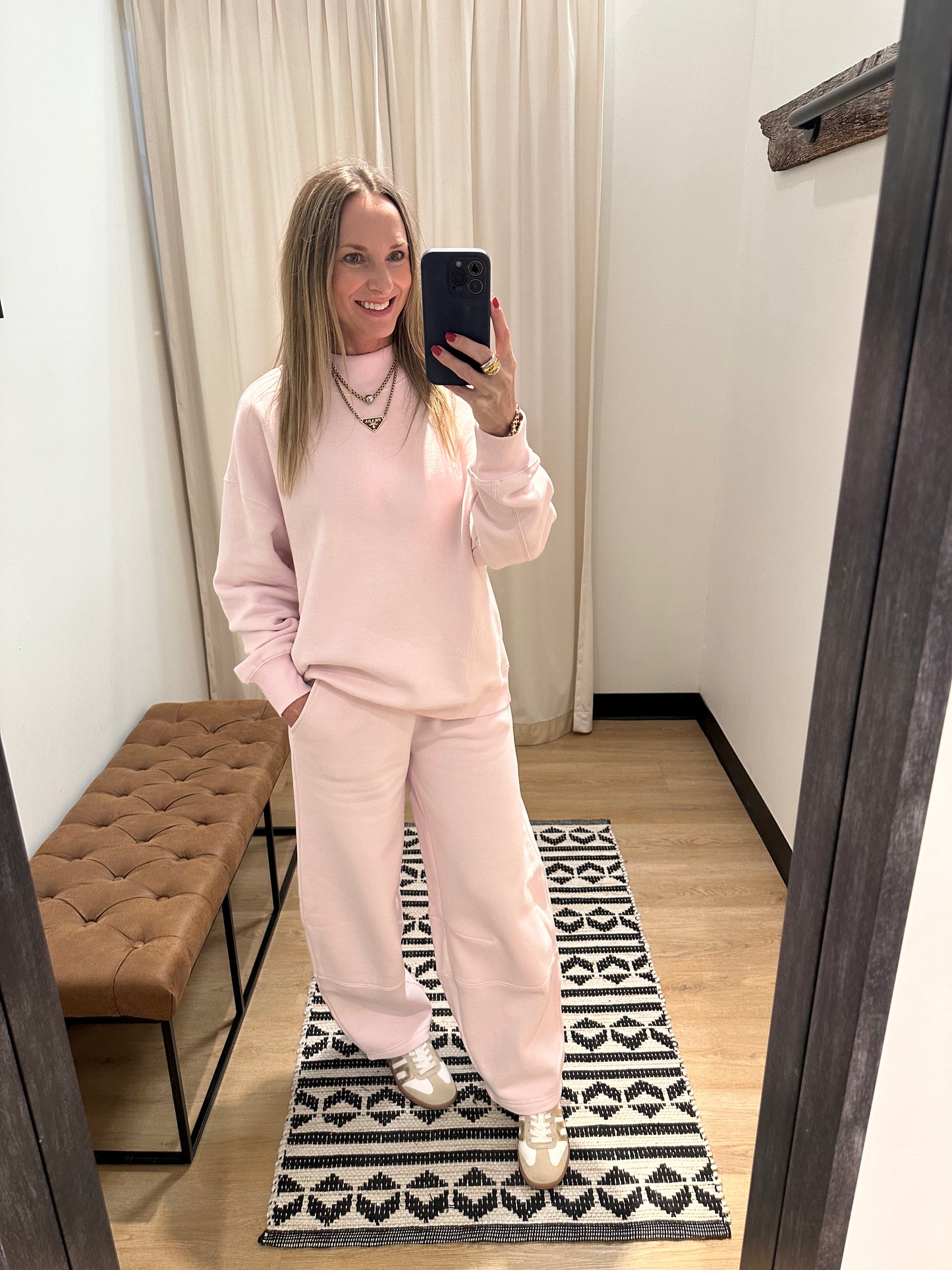 Pink Slipper Barrel Pant