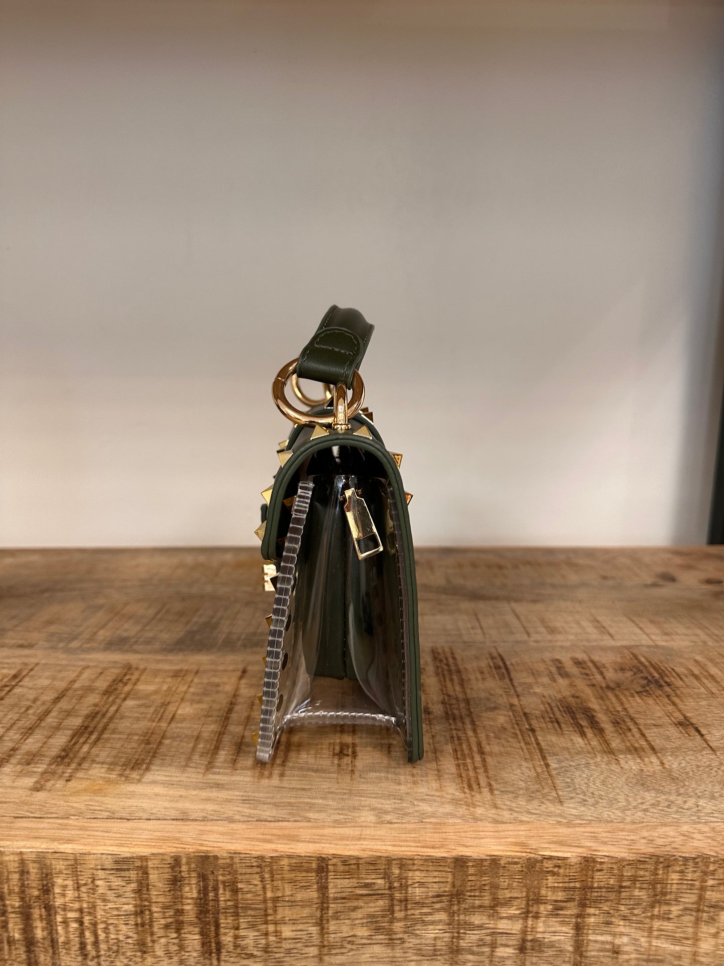 Stadium Clear Bag in Olive
