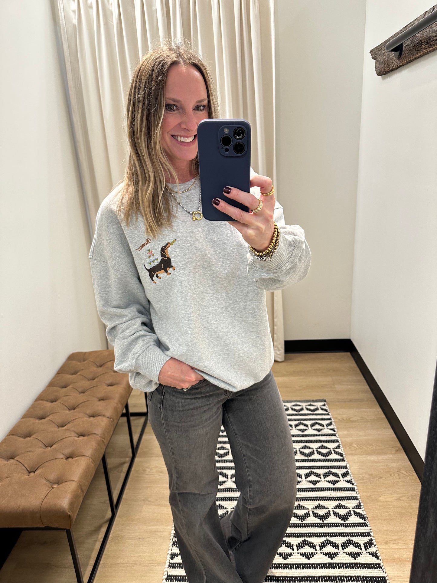 Dachshund Martini Cheers Sweatshirt