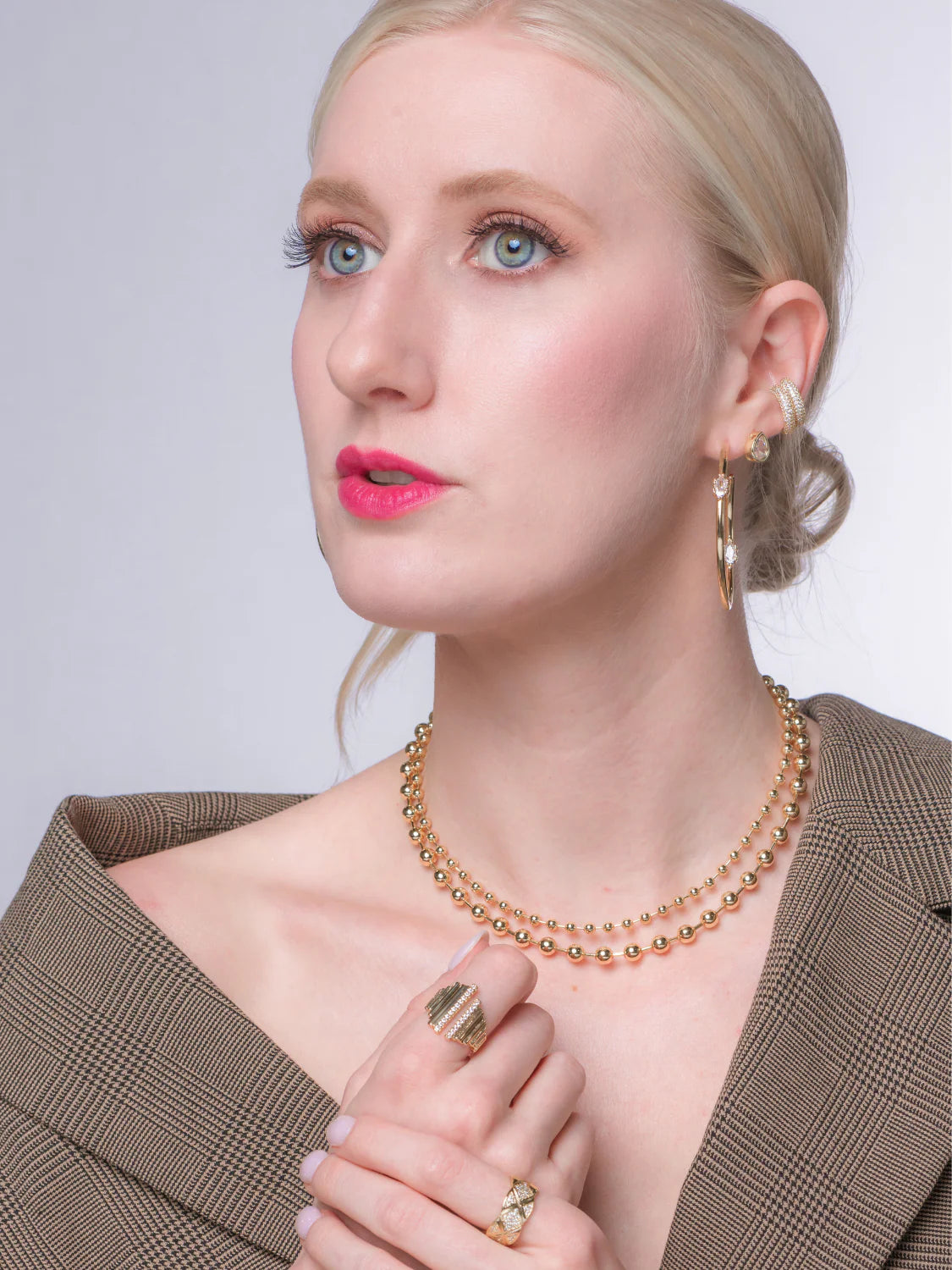 Pierce Doubled Layer Necklace