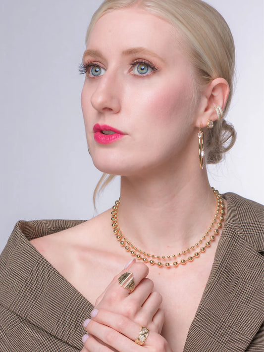 Pierce Doubled Layer Necklace