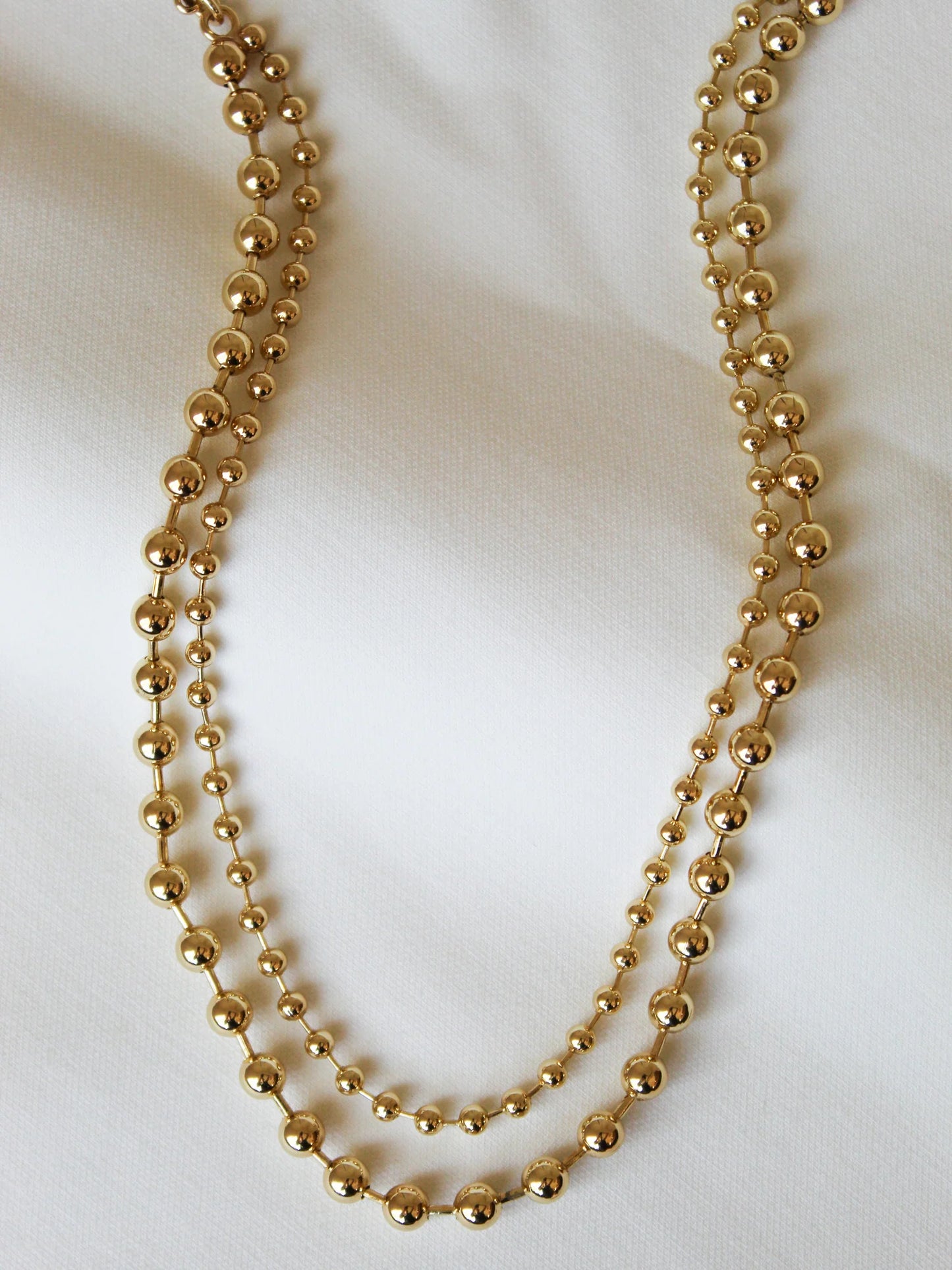 Pierce Doubled Layer Necklace
