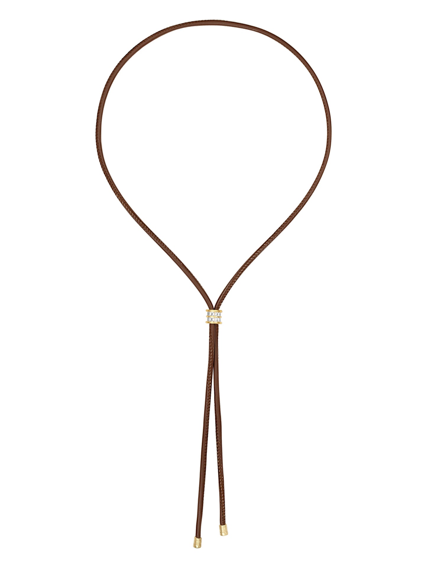 Piper Cord Bolo Necklace
