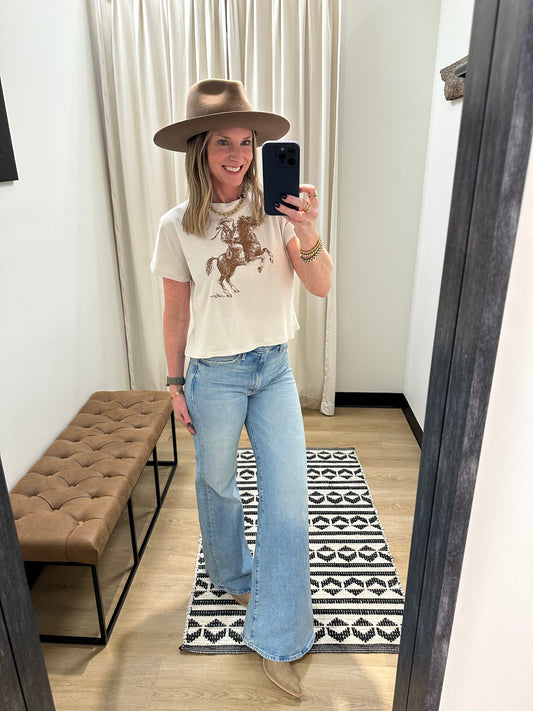 Cowgirl Crop Tee