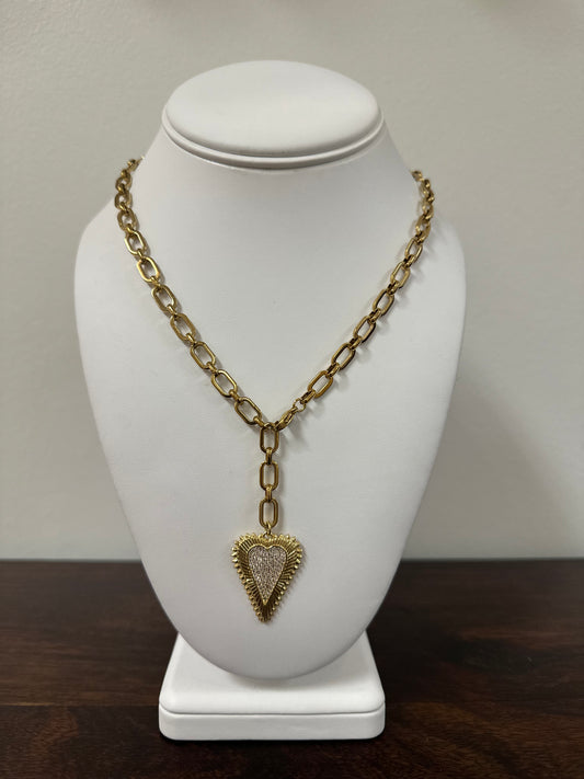 Clara Heart Necklace