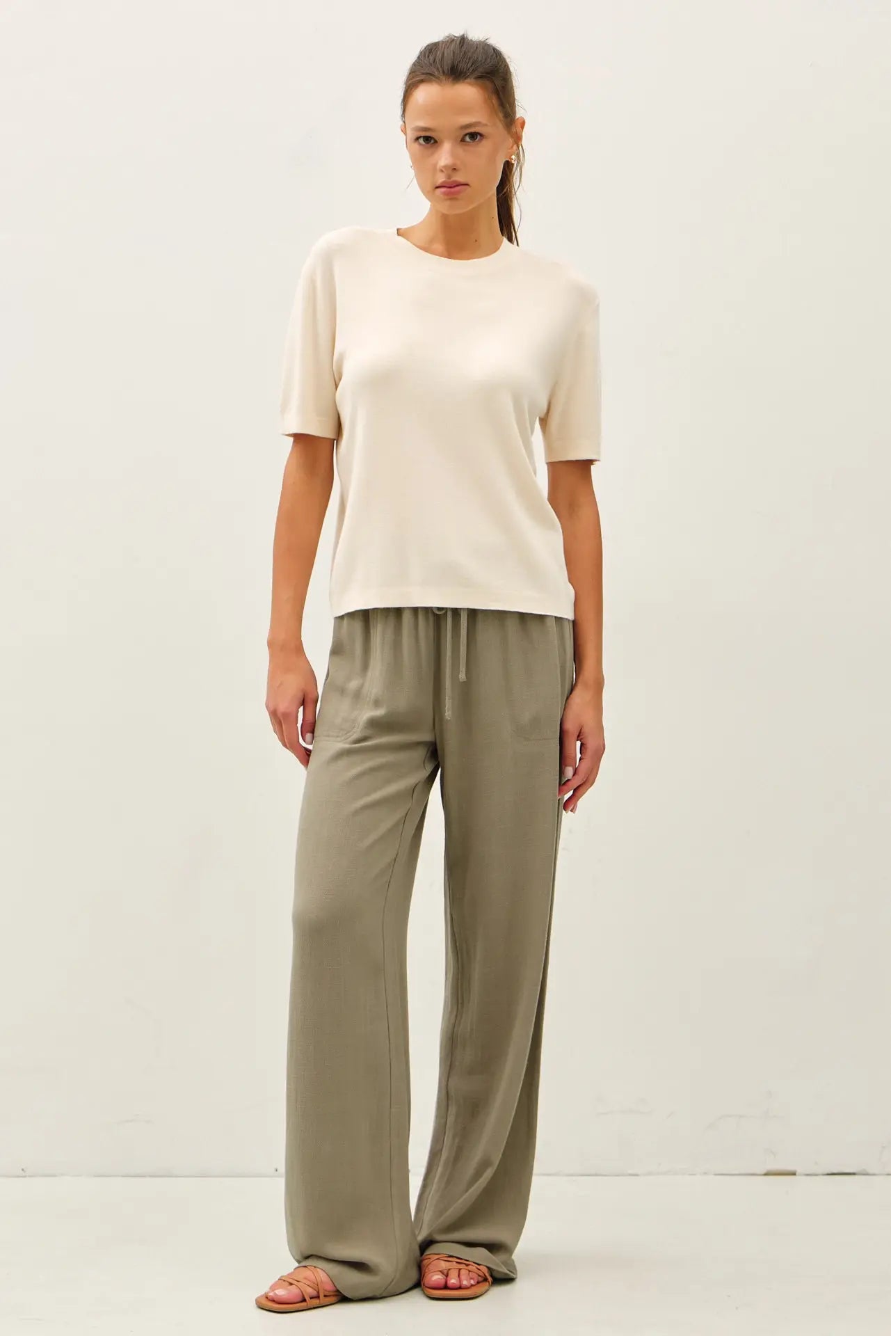 Penny Cashmere Top - Vanilla
