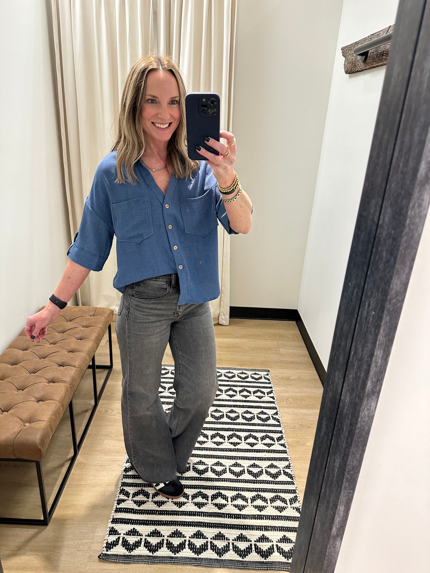 Karie Short Sleeve Blouse