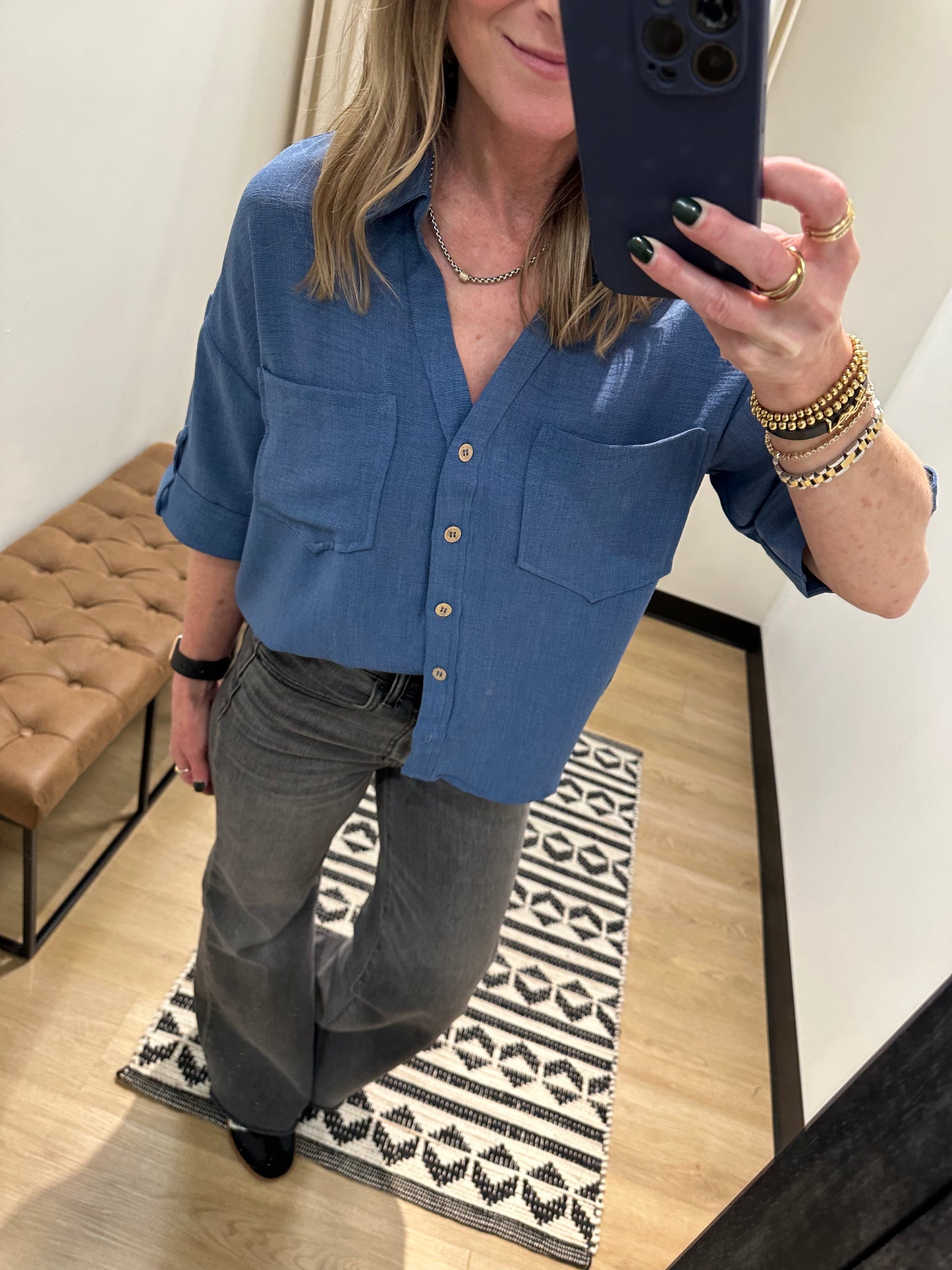Karie Short Sleeve Blouse