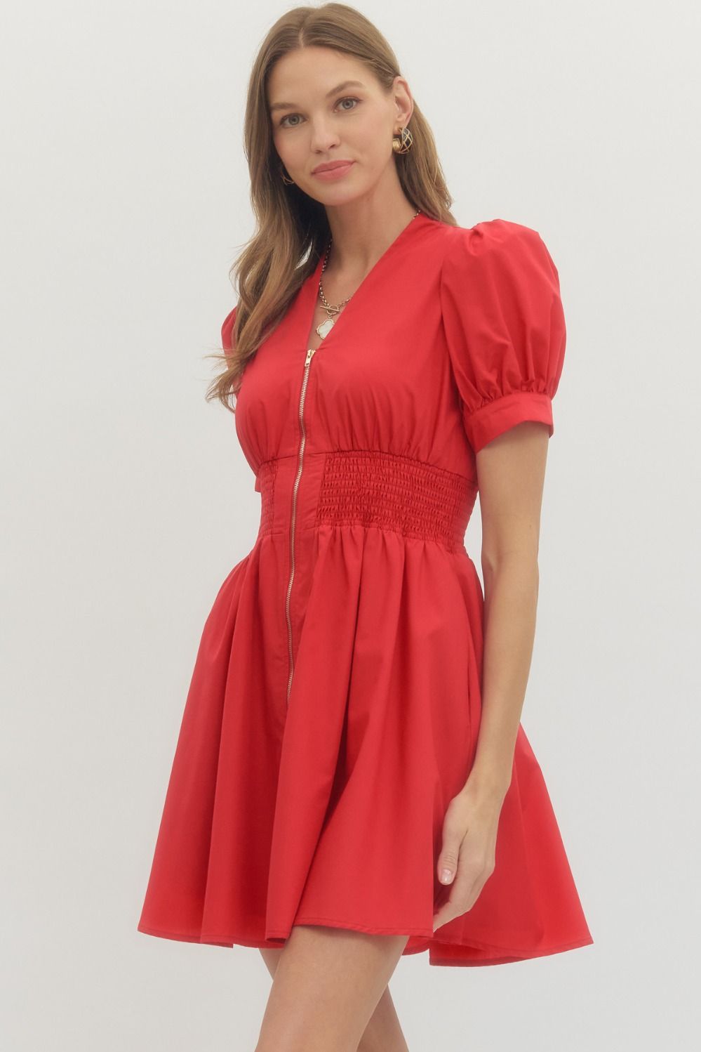 Laurel Dress- Red