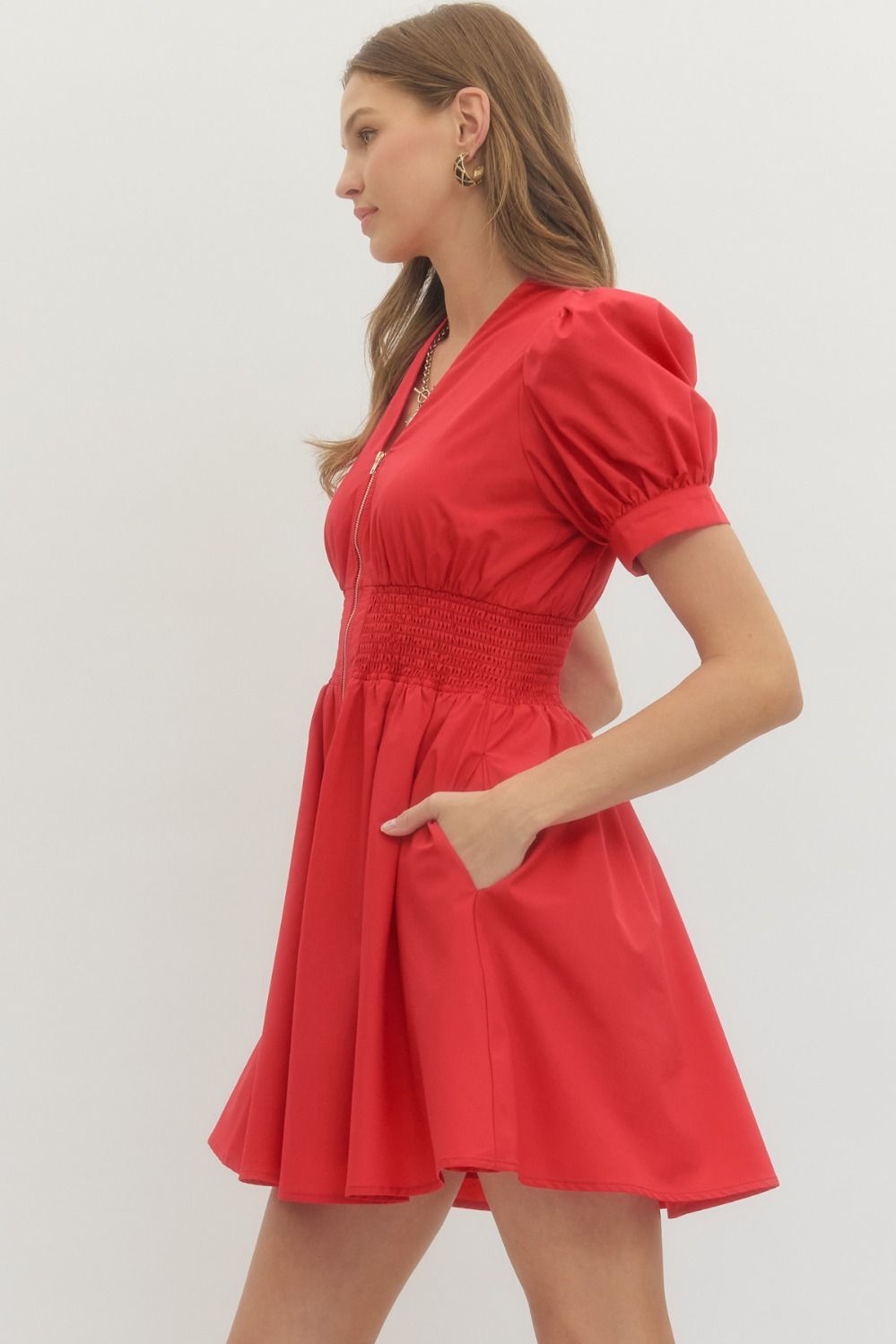 Laurel Dress- Red