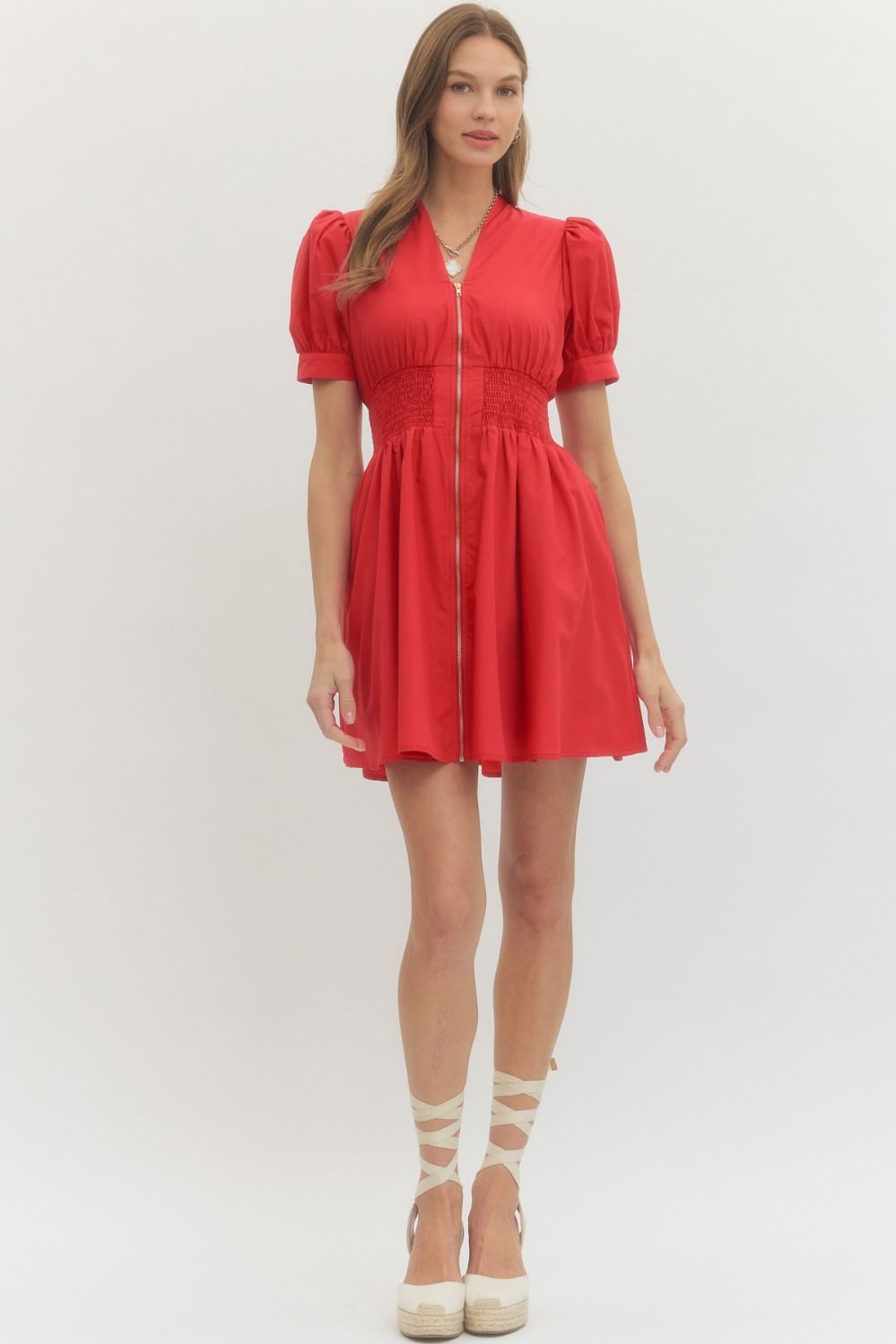 Laurel Dress- Red