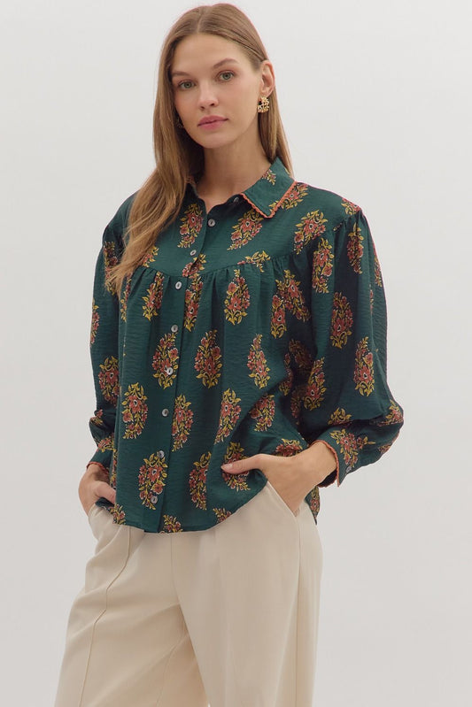 Melanie Floral Blouse
