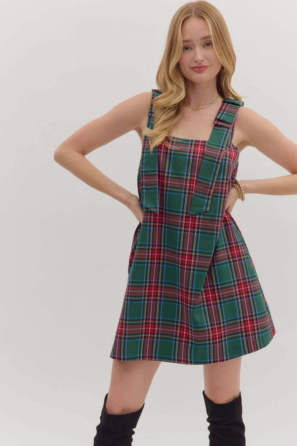 Zoe Plaid Dress