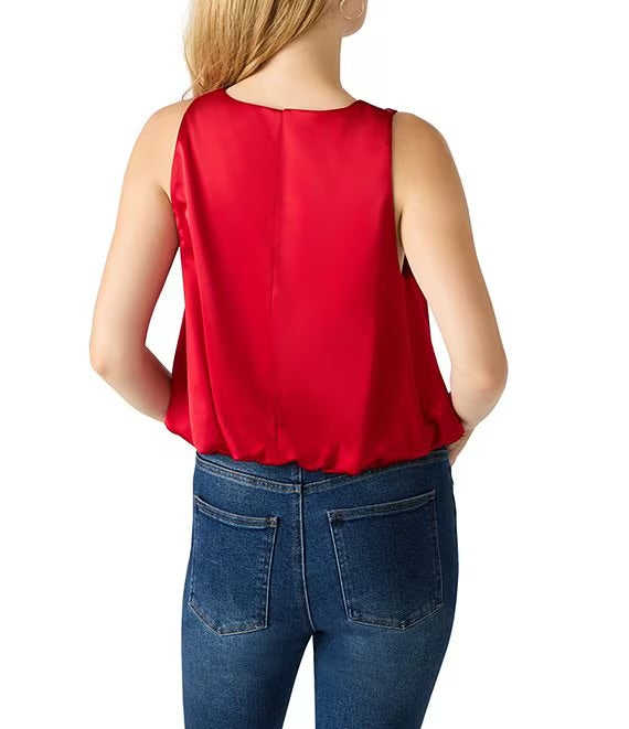 Yazmin Top- Dark Red