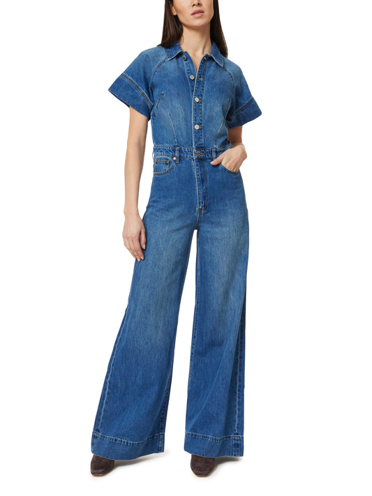 Relaxed Flare Jumpsuit