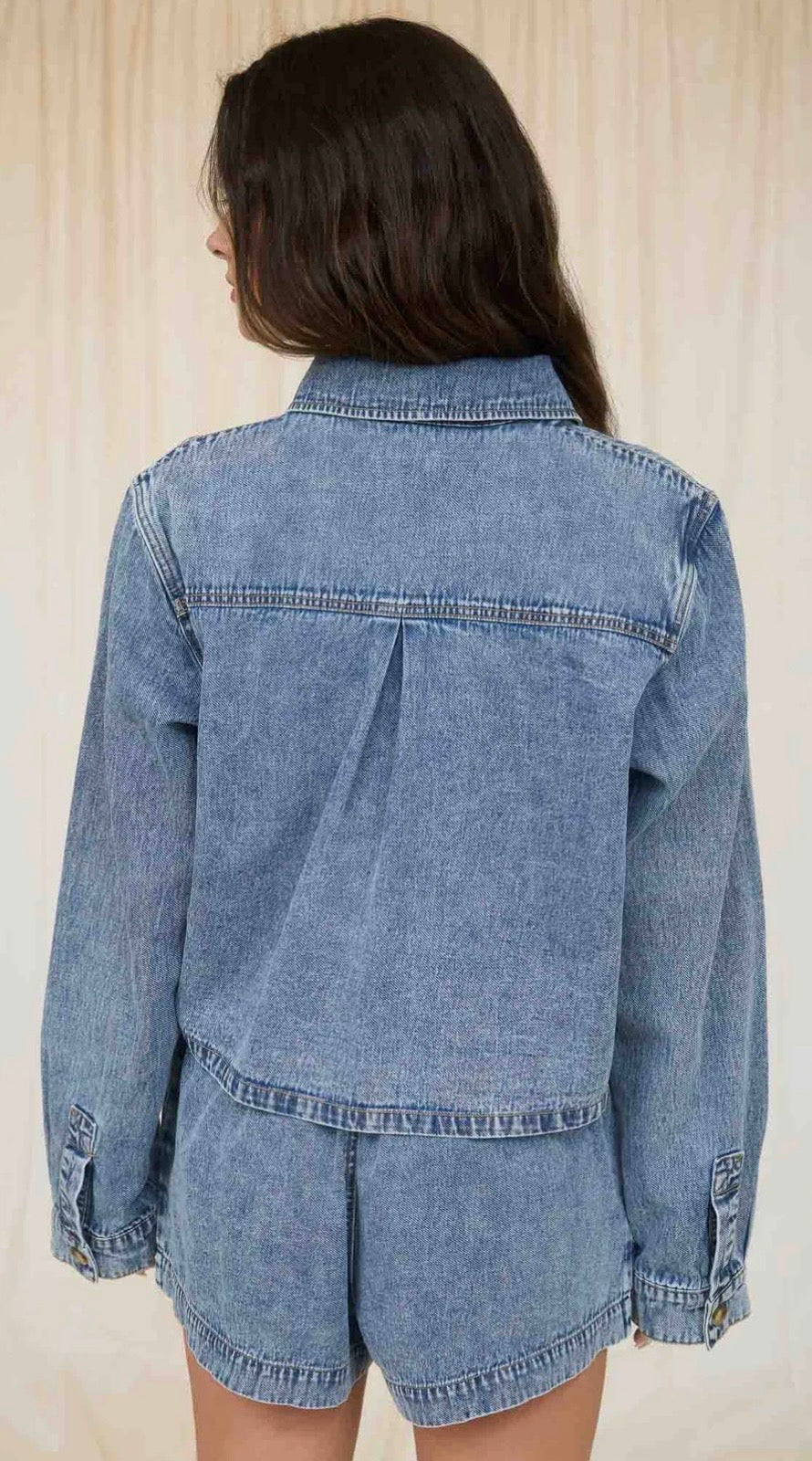 Charlie Denim Boxy Shirt