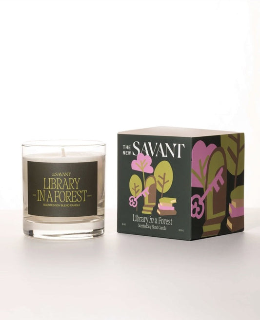 The New Savant library 8 oz candle product photo