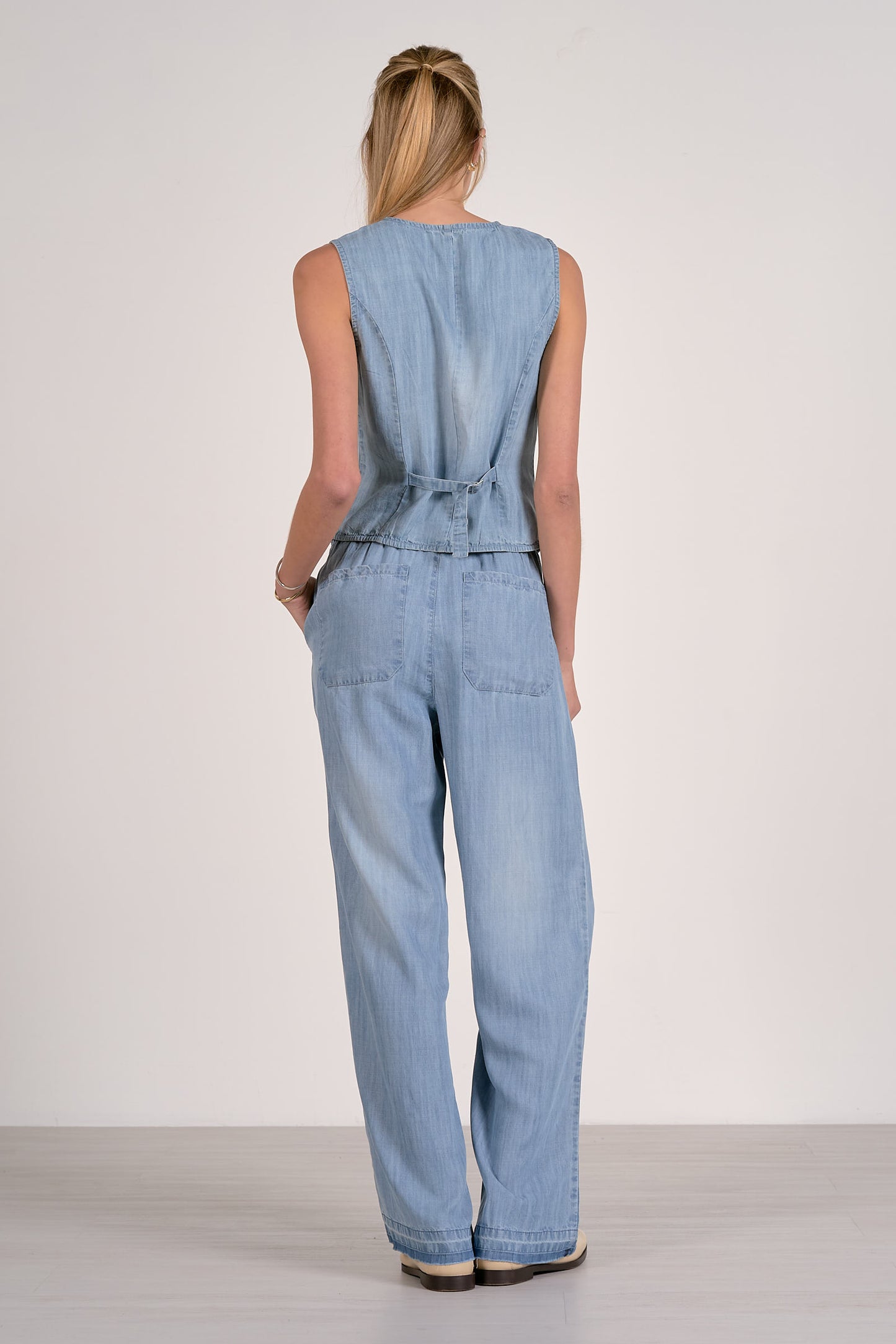 Sunny Button Front Vest
